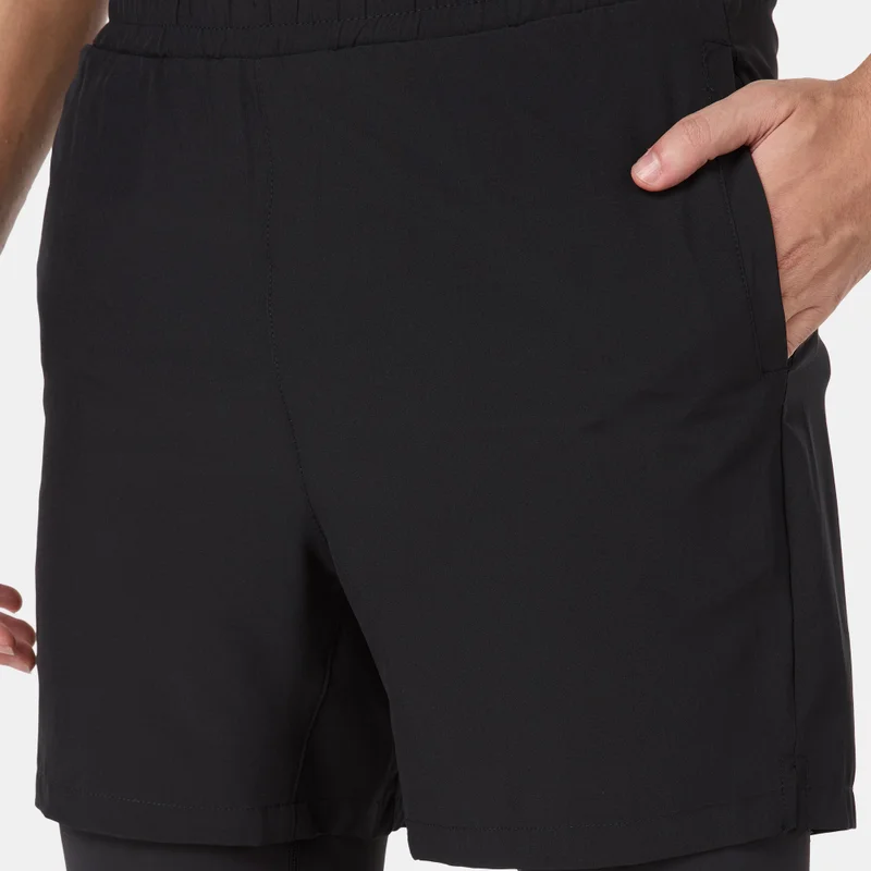 Sun and Sand Sports Black Men's Hybrid Shorts for Men | Best Price UAE