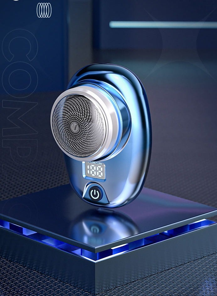 general Portable Digital Shaver Travel Compact Mini Shaver Water Wash Electric Home Smart Shaver Electric Clippers - Image 2