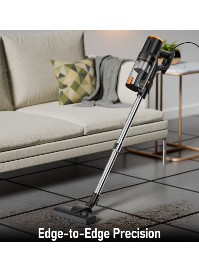 Moxedo Corded Vacuum Cleaner 18KPa Powerful Suction ,3 Speed Modes ,600W, 1.0L Capacity, 6M Cord Handheld Stick Vacuum Cleaner with Hepa Filter for Home Car Hardwood & Carpet - Image 3