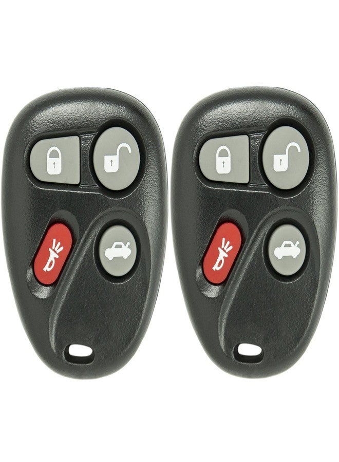 Keyless2Go Replacement for Keyless Entry Car Key Fob Vehicles That Use 4 Button L2C0005T 12223130-50 Remote - 2 Pack - Image 1