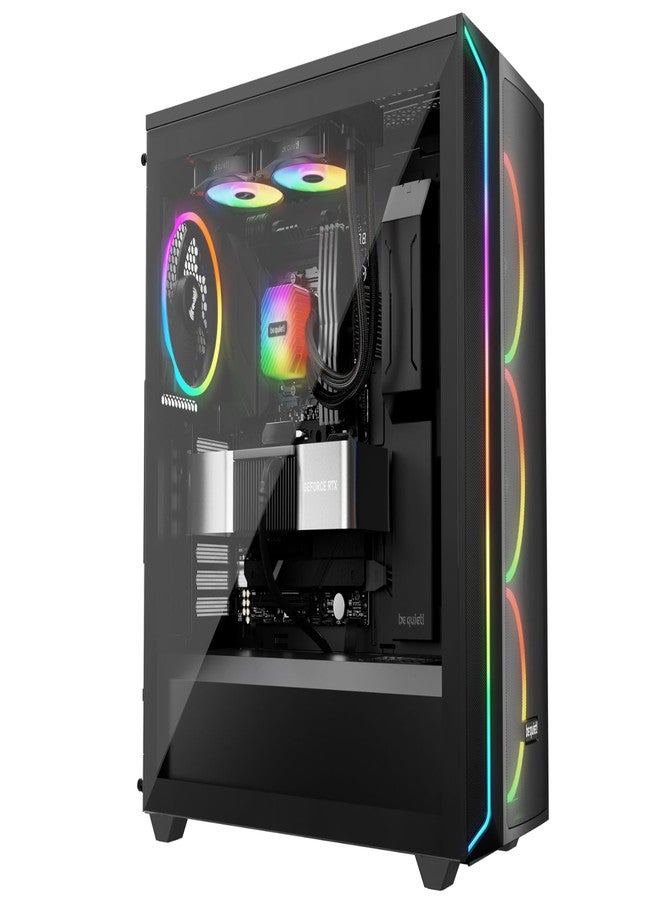 be quiet! Light Loop 240 mm Black Water Cooling for Overclocked Systems, 2x Light Wings LX 120 mm PWM High-Speed ARGB Fan, Stylish ARGB Cooling Block, with ARGB PWM Hub, Impressively High Cooling - Image 3