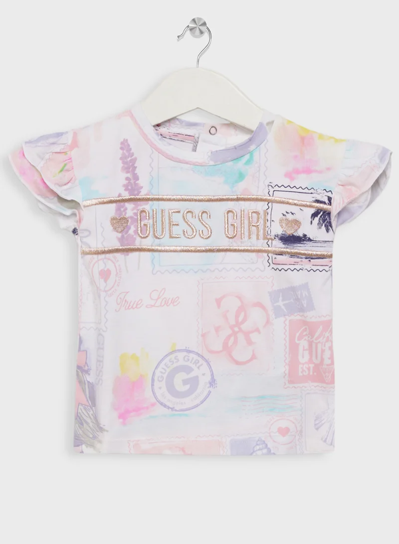 جس Infant Logo T-Shirt & Shorts Set