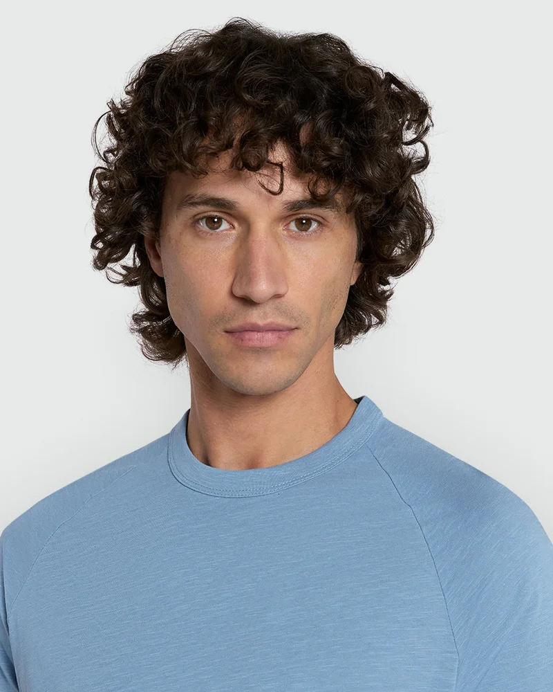 Ovs Men’S Garda Crew Neck Tee – Citadel Blue