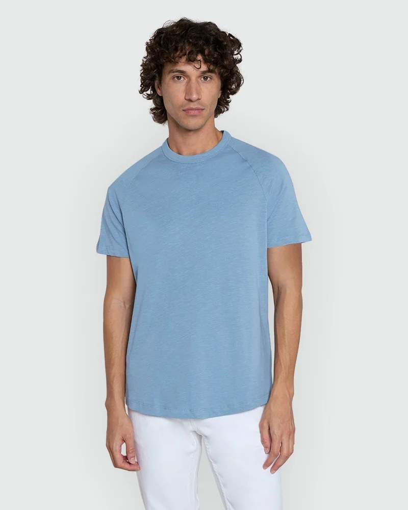 Ovs Men’S Garda Crew Neck Tee – Citadel Blue