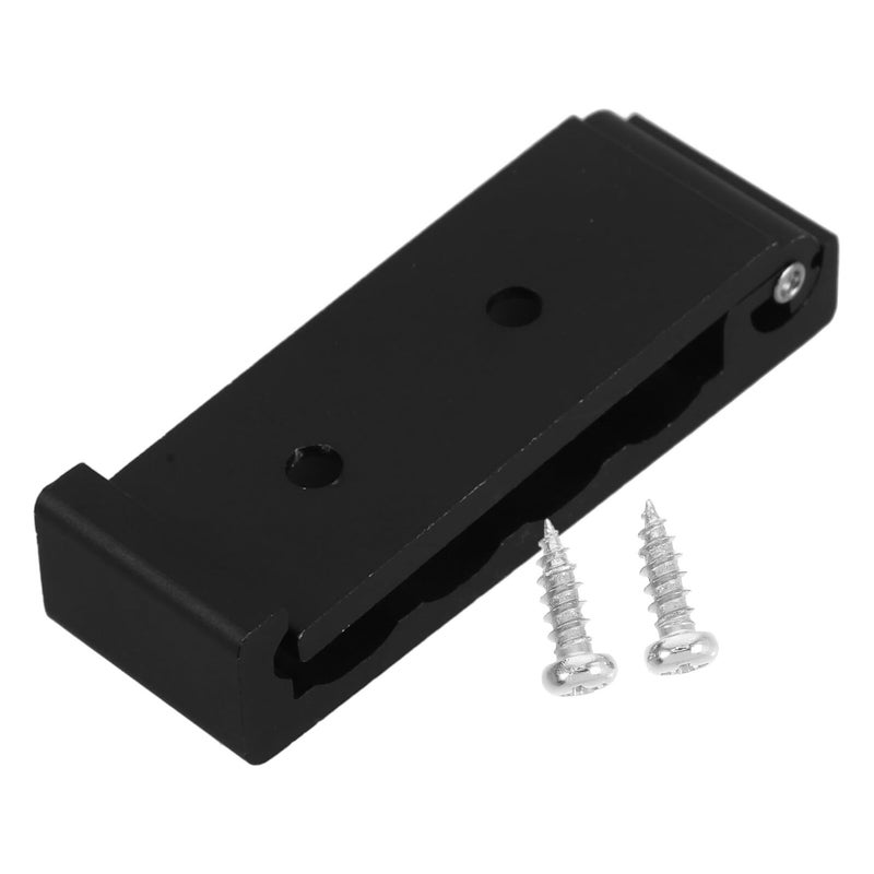 Heavy Duty Folding Wall Mounted Coat Hooks Aluminum Black Rotary For Entryway Bathroom - Image 2