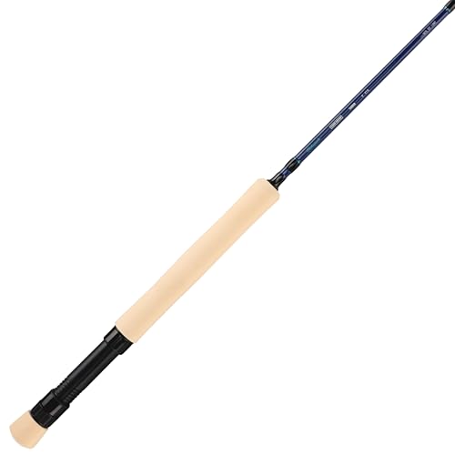 Shakespeare 8 Cedar Canyon Carbon Fly Rod 78 wt Fly Fishing Rod MediumFast Action for Easy Casting 4Piece Carbon Composite Construction Comfortable EVA Handle - Image 1