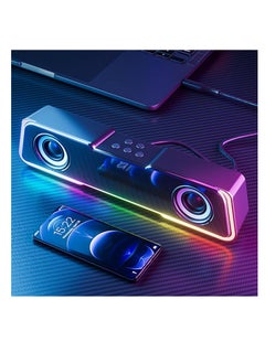 Excefore Colorful Bluetooth Speaker, Portable Wireless Bluetooth Speaker, Subwoofer High Power Speaker, TV Speakers, Karaoke Sound Bar, Bluetooth Speakers for TV, Desktop Speakers with Subwoofer  - Image 4