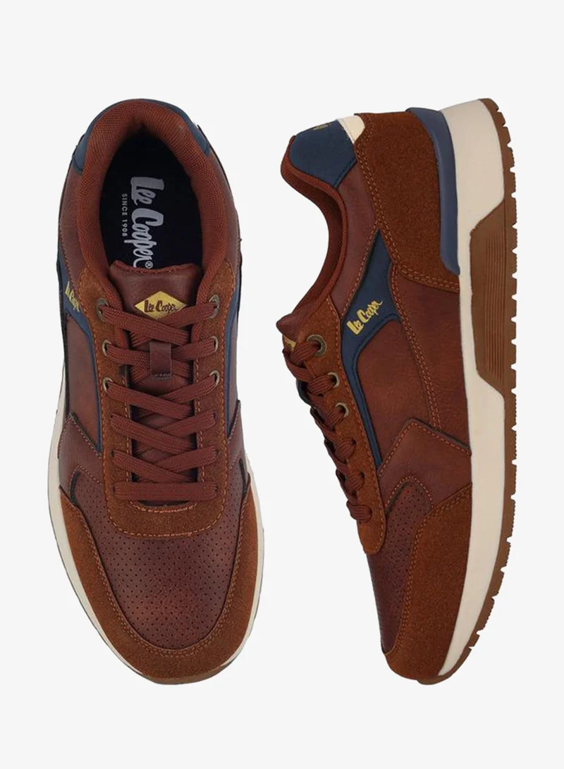 Men Lace-Up Ankle Sneakers