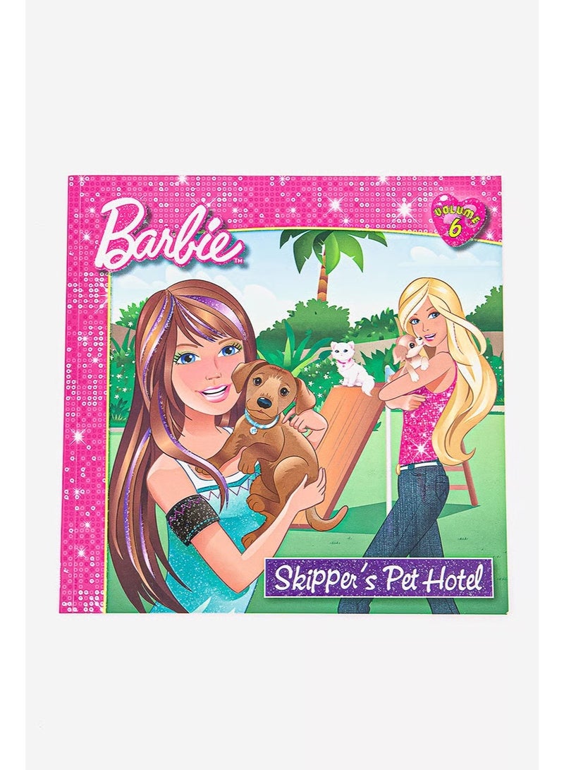 Barbie Skipper Pet Hotel Book, Pink Combo - Image 1