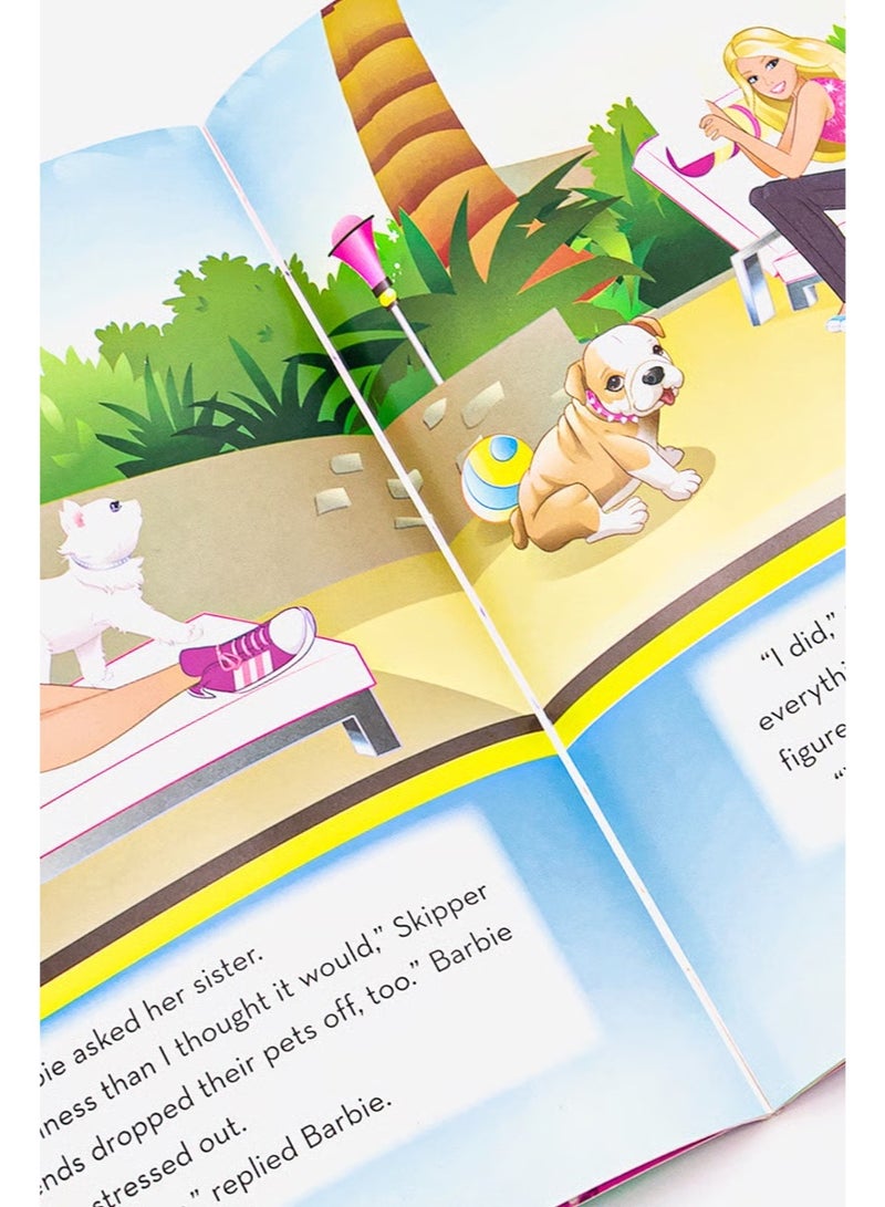 Barbie Skipper Pet Hotel Book, Pink Combo - Image 2