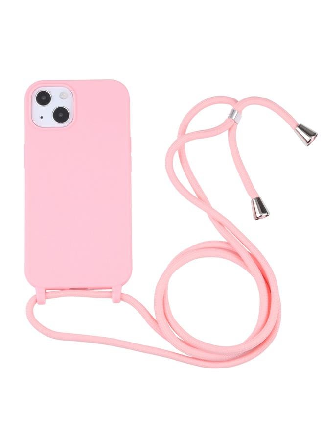 زبون جراب لهاتف iPhone 13 mini - جراب واقٍ من مادة TPU بألوان الحلوى مع حبل - Image 1