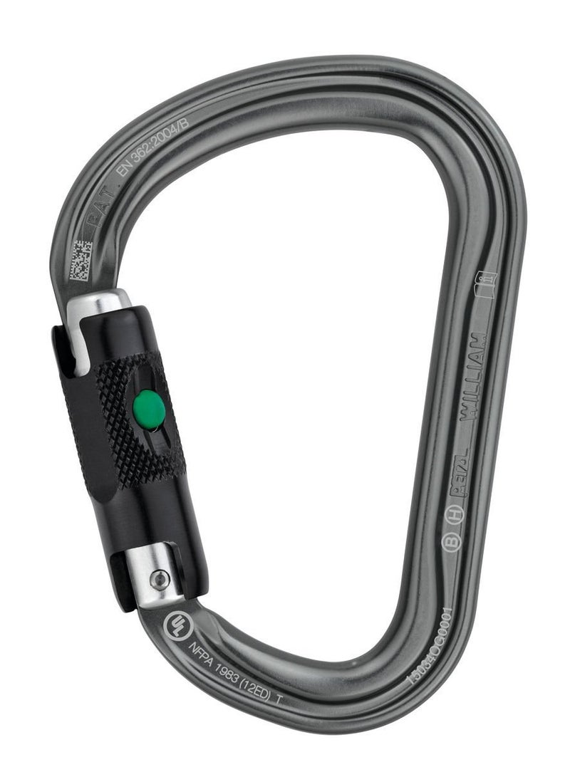 PETZL, William Carabiner - Lightweight Asymmetrical Large-Capacity Carabiner, Ball-Lock - Image 3