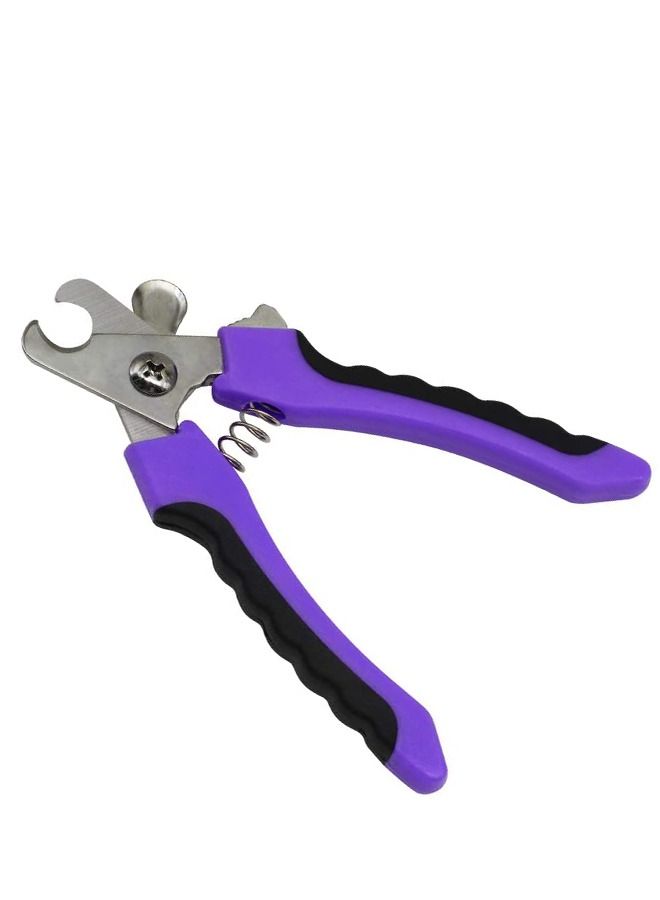 Dog Nail Scissors, Pet Nail Clipper Scissors Set, Stainless Steel Material, With Non-Slip Handle, Nail Guards Prevent Over Cutting, Suitable For Cat, Dog, Rabbit and Guinea Pig Grooming Suppl - Image 5