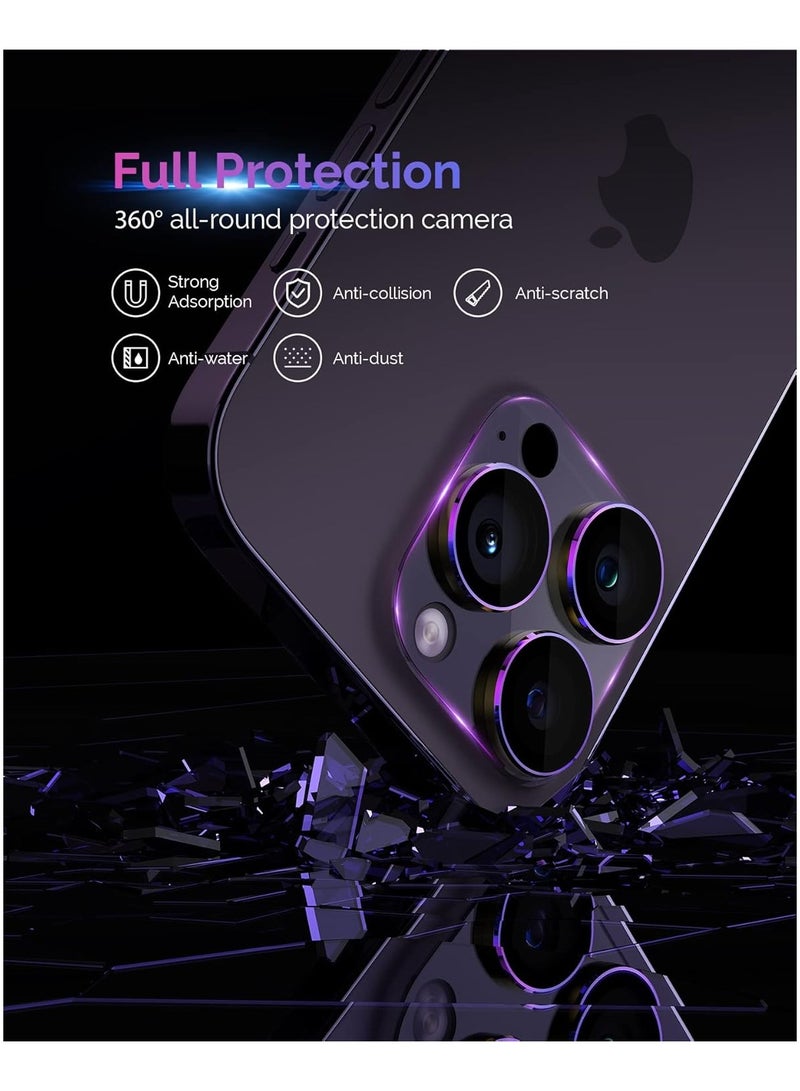 GOLDEN MASK GOLDEN MASK For iPhone 14 Pro/iPhone 14 Pro Max Screnn Camera Lens Glass (Rimbo) - Image 2
