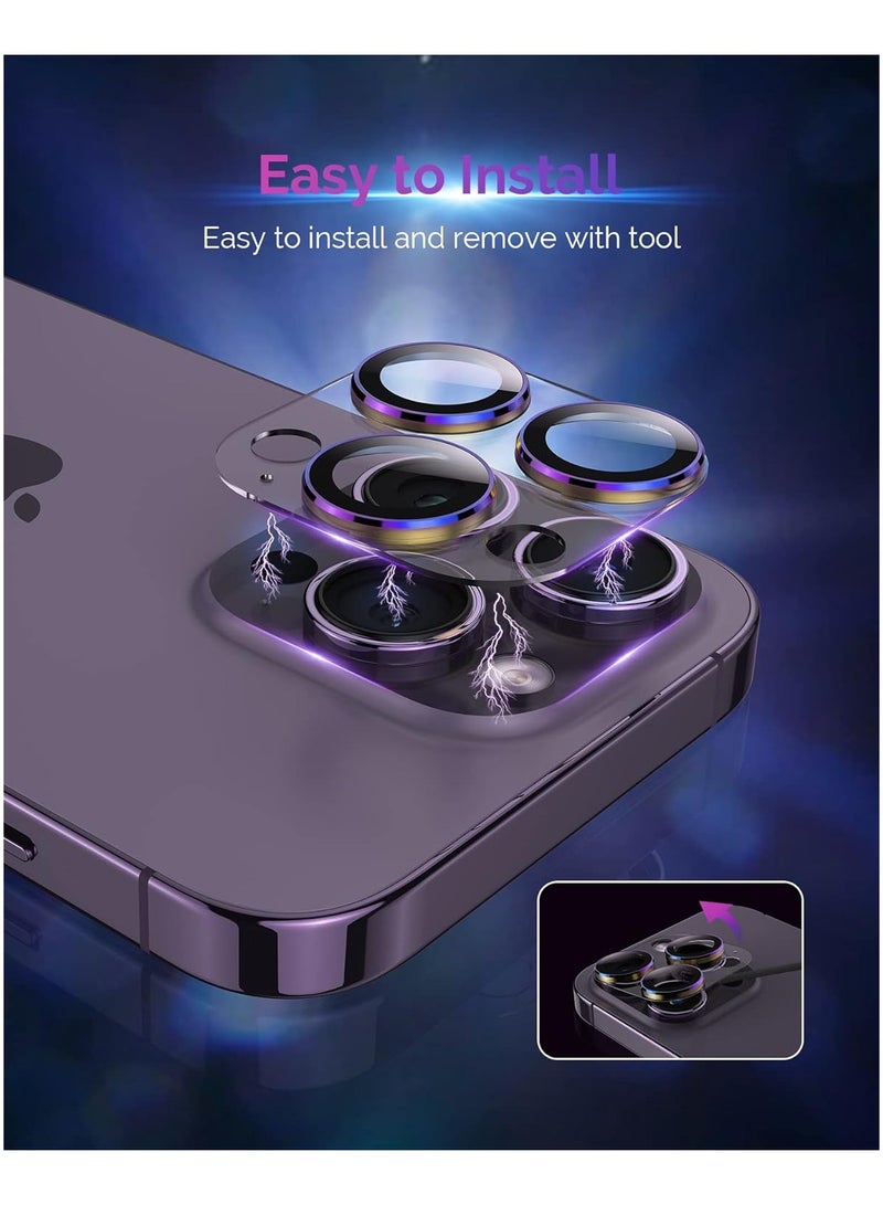GOLDEN MASK GOLDEN MASK For iPhone 14 Pro/iPhone 14 Pro Max Screnn Camera Lens Glass (Rimbo) - Image 4
