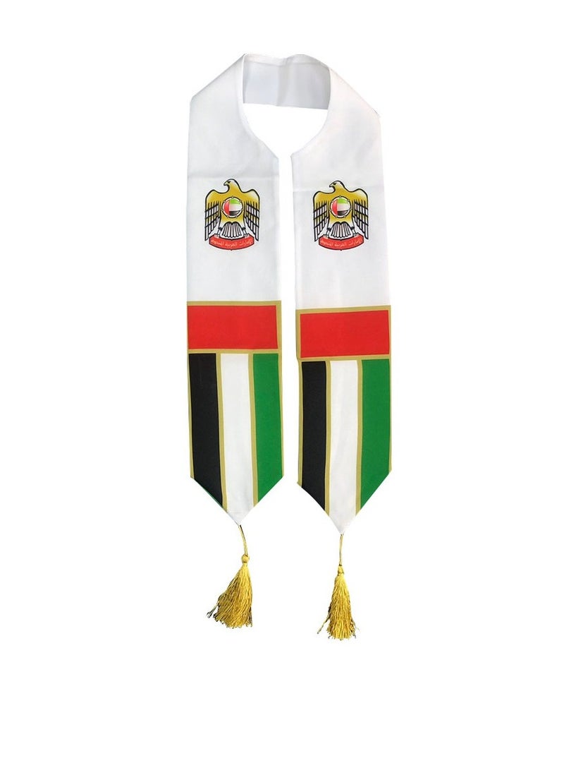 يوويل وشاح علم الإمارات العربية المتحدة لليوم الوطني الإماراتي للأطفال 120 × 11 سم