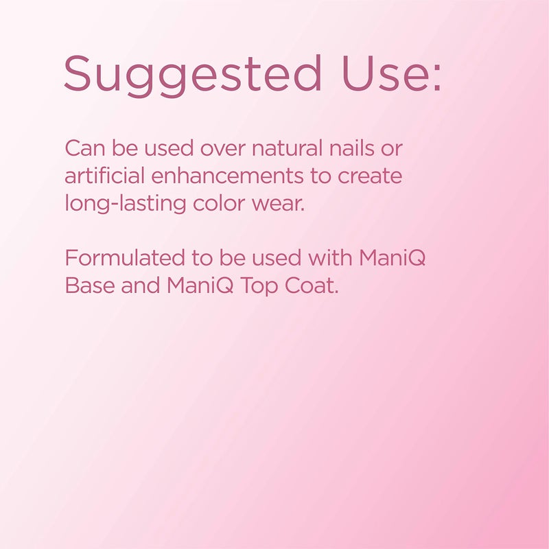 Young Nails Mani-Q Gel Polish, Color Gel Nail Polish For Natural Or Artificial Nails, Cure With LED Or UV Light, Soak Off Gel Polish 0.34 fl oz. - Image 4