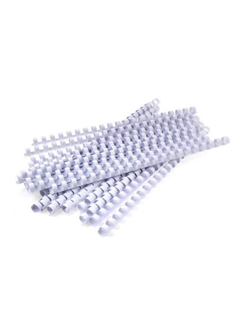 PARTNER Binding Accessories With 8mm Comb White - Image 3