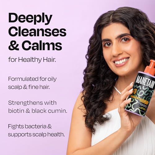 MANETAIN Gentle Detoxifying Shampoo 237ml – Deep Cleansing for Oily Scalp & Fine Hair - Image 4