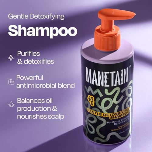 MANETAIN Gentle Detoxifying Shampoo 237ml – Deep Cleansing for Oily Scalp & Fine Hair - Image 2