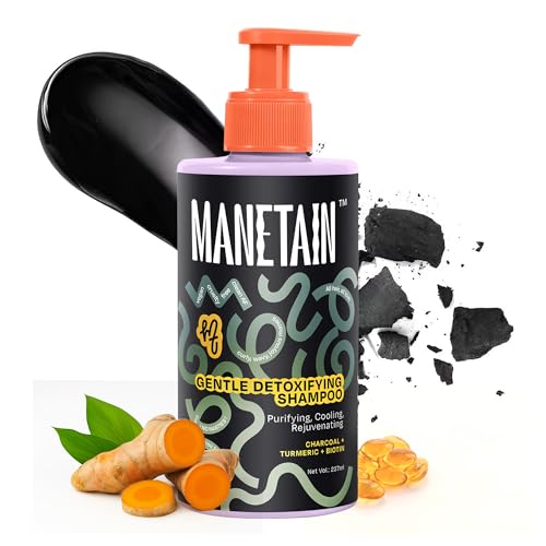 MANETAIN Gentle Detoxifying Shampoo 237ml – Deep Cleansing for Oily Scalp & Fine Hair - Image 1