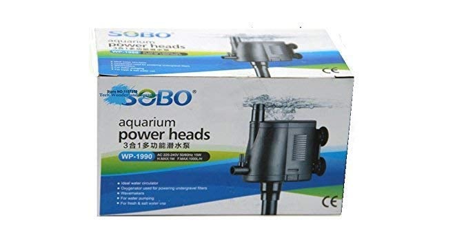 SOBO مضخة غاطسة متعددة الوظائف WP-1990 لخزان أسماك الأكواريوم رؤوس الطاقة مضخة مياه - Image 1