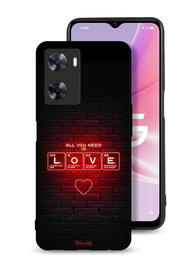 Tolwak Oppo A57s Protective Case Cover All You Need Is Love - Image 1