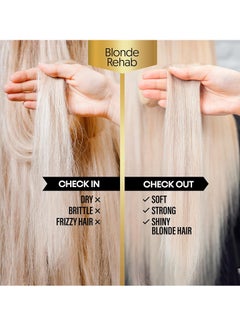 Provoke Blonde Rehab N0'4 Smooth and DeFrizz Bond Repair Hair Serum 100 ml Smoothes Frizz and Restores Volume in 1 Wash with Pro Bonding Complex Keratin and Hyaluronic Acid for Blonde Damaged Hair  - Image 5