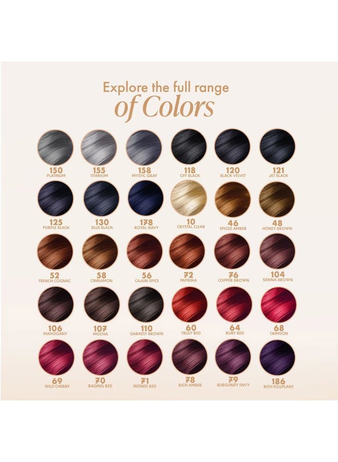 Adore صبغة شعر شبه دائمة - صبغة شعر بنية نباتية وخالية من القسوة - 4 أونصة سائلة - 048 بني عسل (عبوة من 1) - Image 5