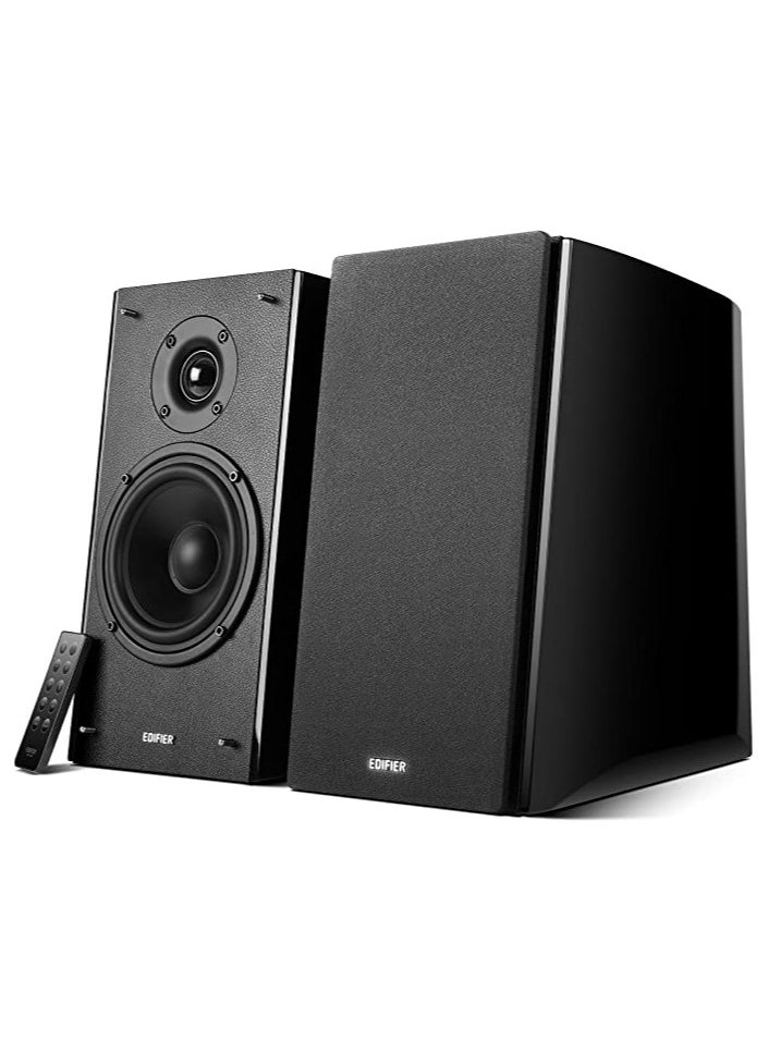 EDIFIER - Edifier R2000DB  2.0 Bookshelf Speakers,Remote,BT,OPT,2XRCA,L Out Black - Image 1