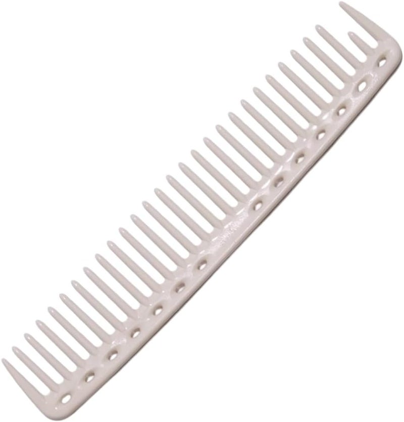 Y.S.PARK YS Park 452 Round Tooth Cutting Comb - White - Image 1