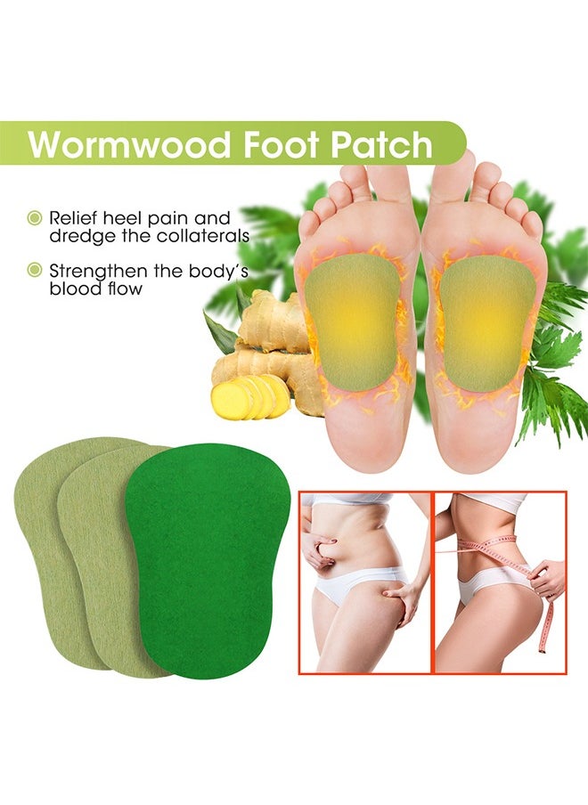 HailiCare 12 Pcs Wormwood Patch, Herbal Foot Therapy Patch Foot Pain Relief PatchLong-Lasting of Muscle and Joint Pain Herbal Patches Combo,Can Effectively Dispel The Body Moisture And Grease  - Image 2
