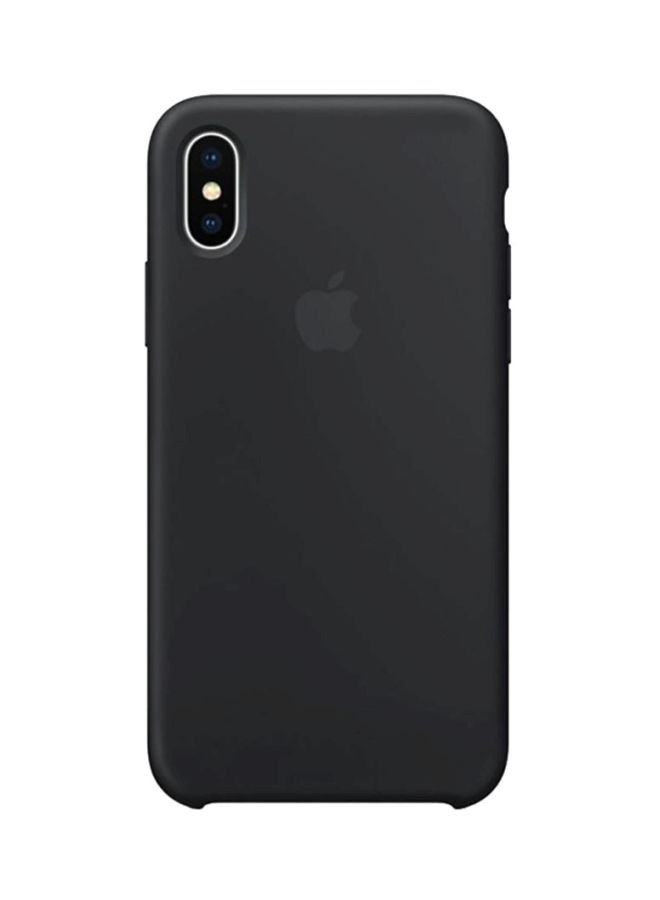 Silicone Back Cover For Apple iPhone Xs Max Black - Image 1