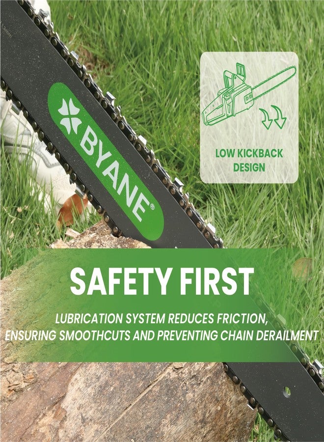 BYANE 20 Inch Chainsaw Bar and Chain Combo for Husqvarna, 3/8" Pitch, 050" Gauge, 72 Drive Links, Fits Husqvarna 455, 455 Rancher 460 Rancher, Poulan PP5020AV PR5020 and More(3 chains + 1 bar) - Image 5