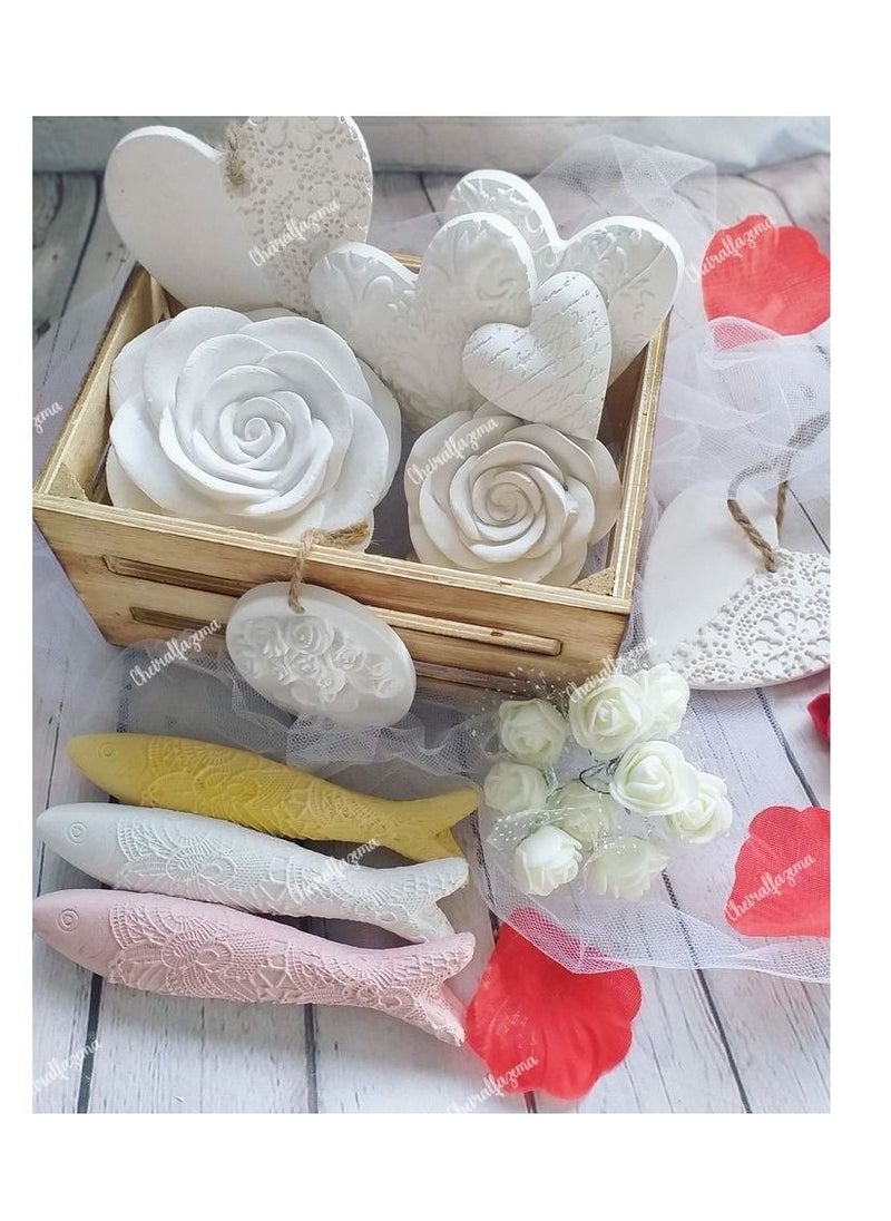 Generic White scanted stones for cupboards and cabinets one piece  - Image 1