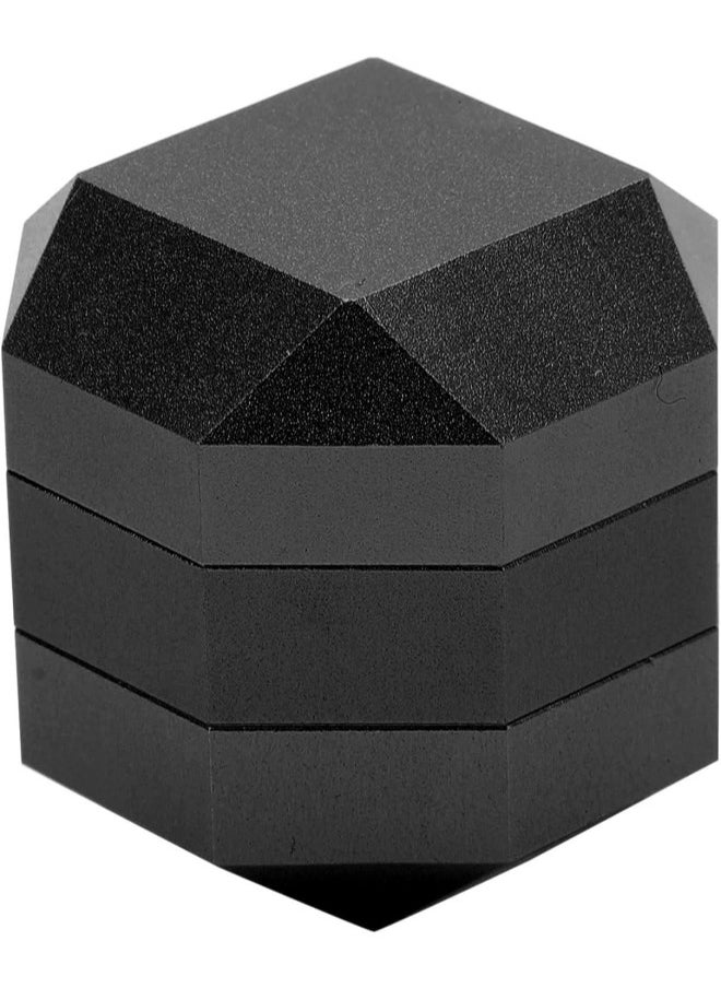 klarako - Billiard Chalk Holder Magnetic Pool Cue Chalk Box Portable Octagon Three Layer Cue Tip Carrier Case - Image 1