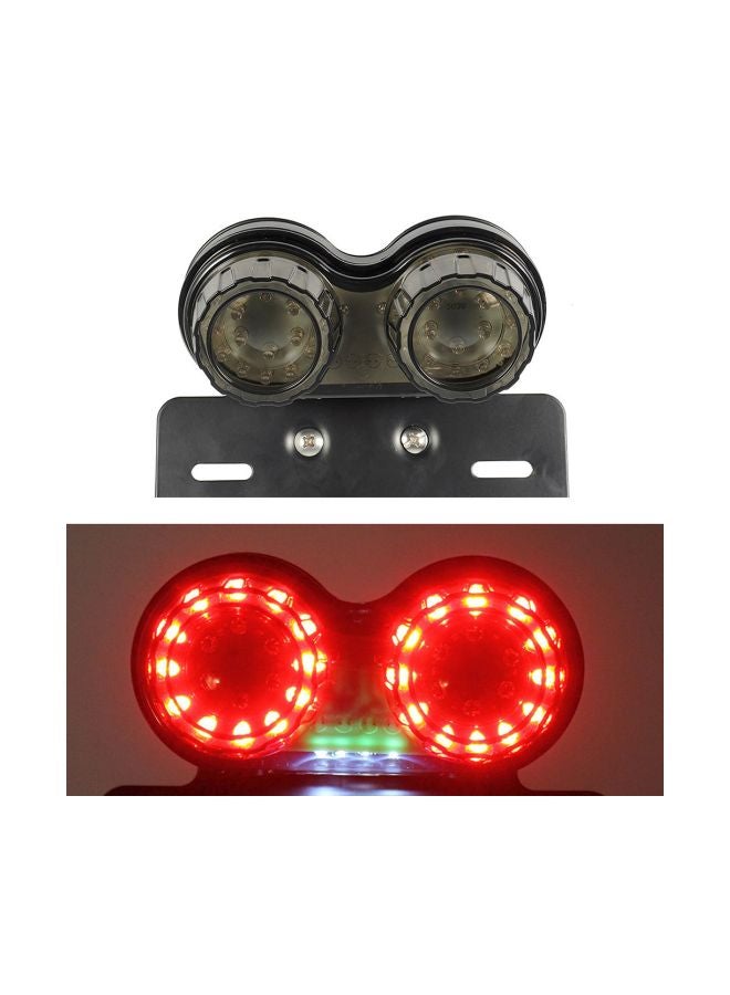 Loquat Universal LED Motorcycle Dual License Plate Holder Lights - Image 5