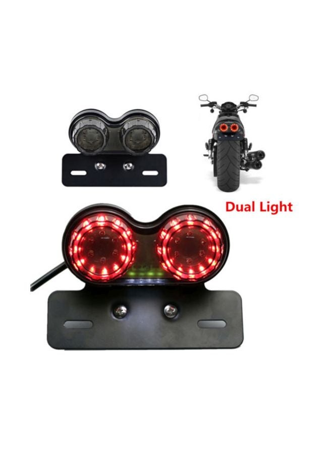 Loquat Universal LED Motorcycle Dual License Plate Holder Lights - Image 4