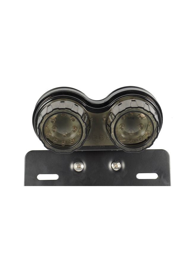 Loquat Universal LED Motorcycle Dual License Plate Holder Lights - Image 2