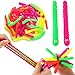 Miaopen 50 PCS Stretchy Fidget Toys Colorful Stretchy StringsSensory Fidget Worm Stretch Toys for Kids Stocking Stuffers Party Favors for Boys and Girls Classroom Prizes Pinata FillersGoodie Bag Stuffers - Image 2