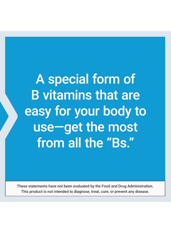 لايف إكستنشن بيو أكتيف كومبليت ب كومبليت، دعم القلب والدماغ والأعصاب، طاقة صحية، عملية التمثيل الغذائي، كومبليت ب كومبليت، 60 كبسولة نباتية - Image 5