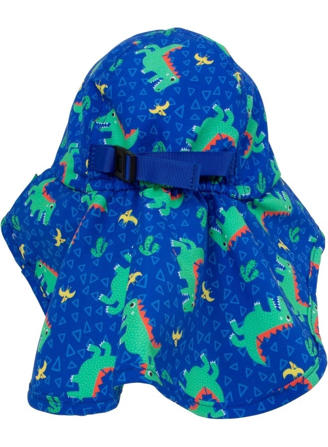 Zoocchini Summer Cap with Long Brim Protection – UPF 50+ – Devin The Dinosaur – 2-4 Years - Image 1