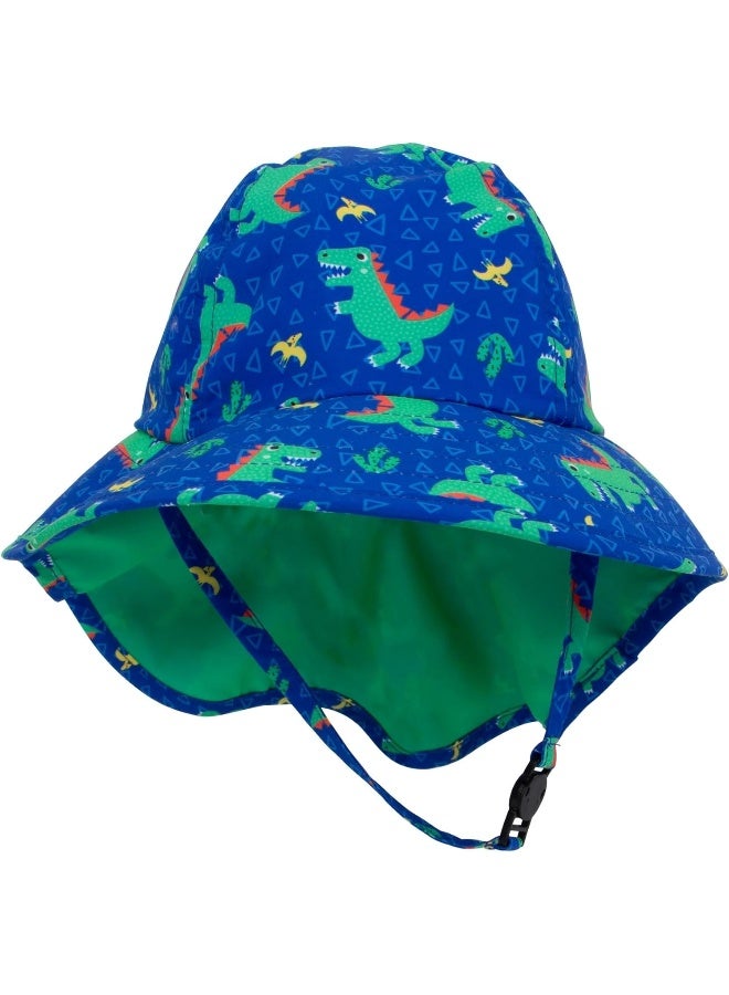 Zoocchini Summer Cap with Long Brim Protection – UPF 50+ – Devin The Dinosaur – 2-4 Years - Image 2