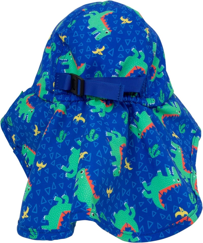 Zoocchini Summer Cap with Long Brim Protection – UPF 50+ – Devin The Dinosaur – 2-4 Years - Image 3