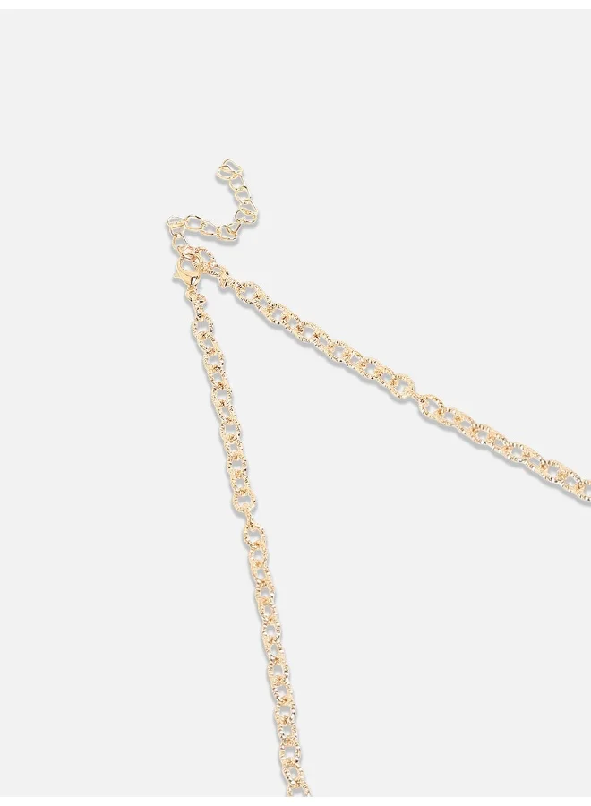 SOHI Moonlight Vortex Collar Artificial Necklace Jewellery