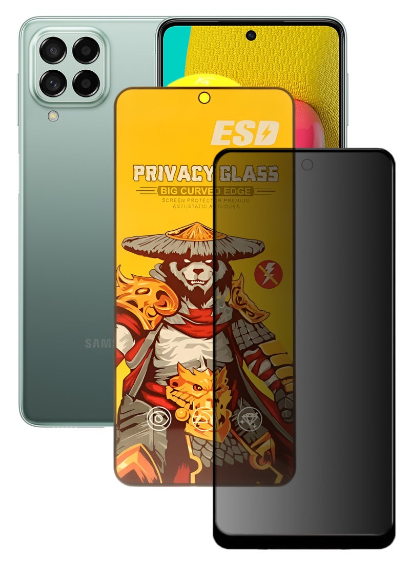 ESD Tempered Dustproof Privacy Glass Screen Protector Compatible For Samsung Galaxy M53 5G - Image 1