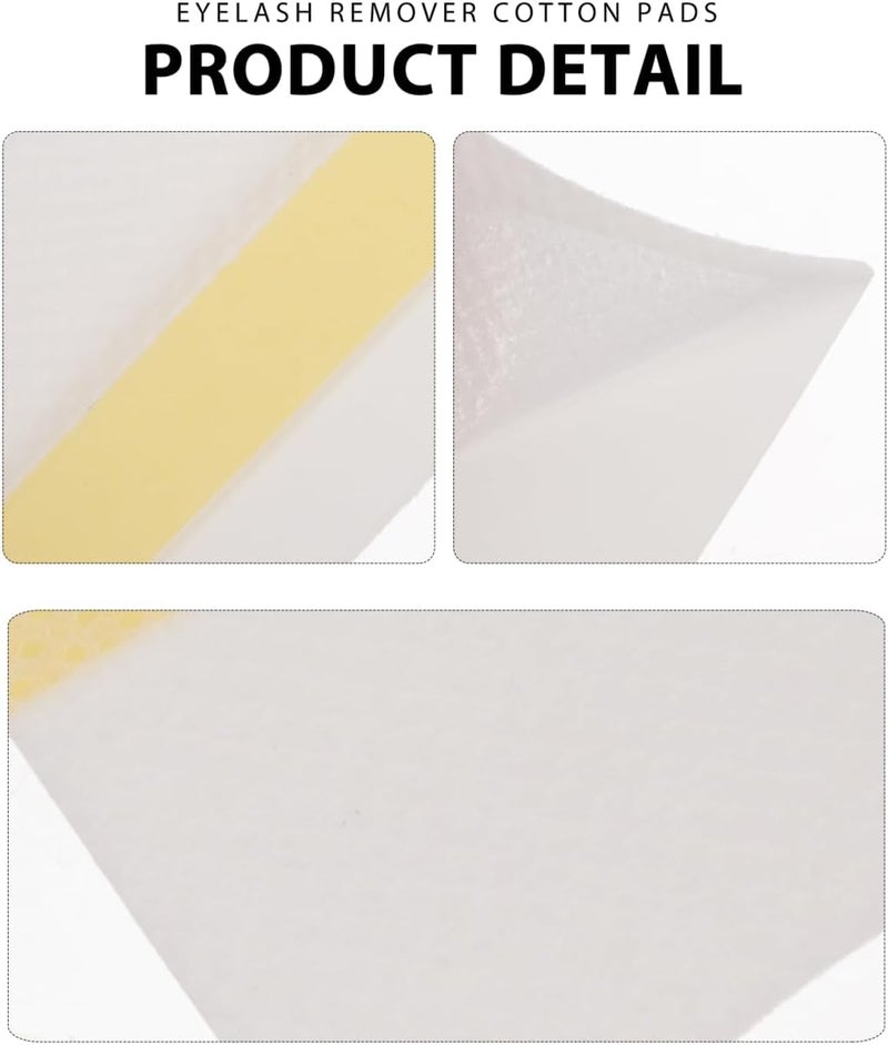 All space matching look Eyelash Removal Cotton Pads Lint Free Lash Removal Sheets for Eyelash Extension 400 Pcs 1.77X1.38 Inch Lash Tech Supplies for Makeup Artists and Beauty Salon Use Experience optimized build - Image 4