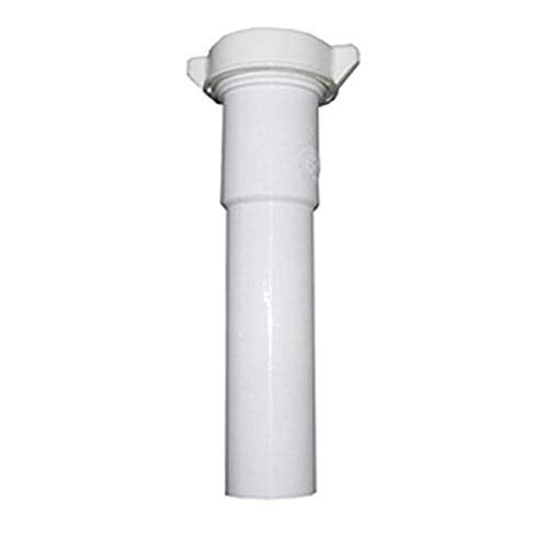 LASCO 03-4345 White Plastic Tubular 1-1/4-Inch by 12-Inch Slip Joint Extension with Nut and Washer - Image 3