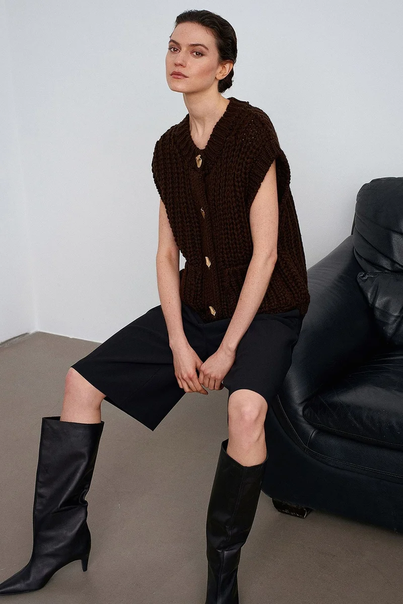 DILVIN Women's Acrylic Blend Sweater