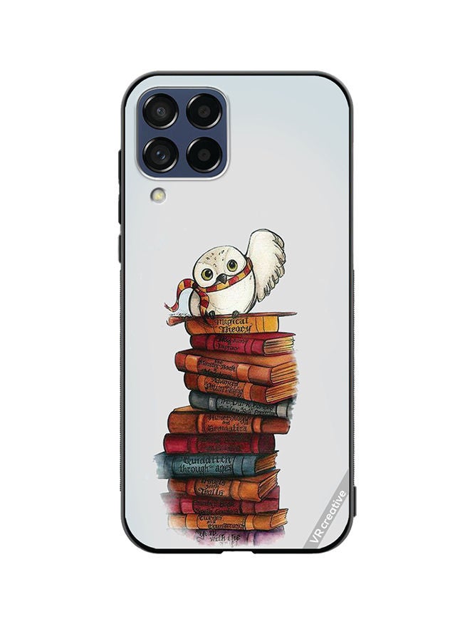 VR CREATIVE Protective Case Cover For Samsung Galaxy M53 Hogwards Owl Design Multicolour - Image 1